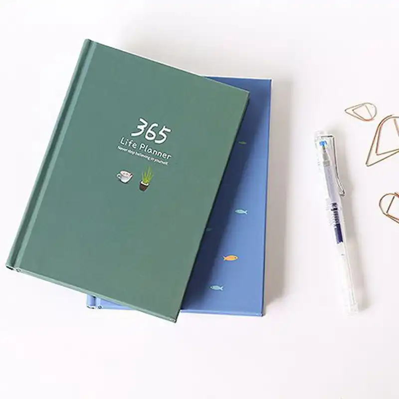 cute stationery notebook 365 planner kawaii weekly monthly daily