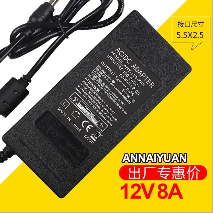 Free shipping Television power adapter LCD monitor power adapter enough A adapter supply 12V 8A note book power adapter
Free shipping Television power adapter LCD monitor power adapter enough A adapter supply 12V 8A note book power adapter