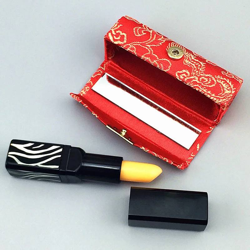 Lipstick Case with Mirror Satin Silky Fabric Floral Printed Lip Stick Holder Jewelry Storage Box Hot Mdf
Lipstick Case with Mirror Satin Silky Fabric Floral Printed Lip Stick Holder Jewelry Storage Box Hot Mdf