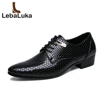 Tuyoki Size 38-47 Fashion Men Dress Leather Shoes Lace Up Pointed Toe Business Shoes Office Club Leisure Male Footwear
Tuyoki Size 38-47 Fashion Men Dress Leather Shoes Lace Up Pointed Toe Business Shoes Office Club Leisure Male Footwear