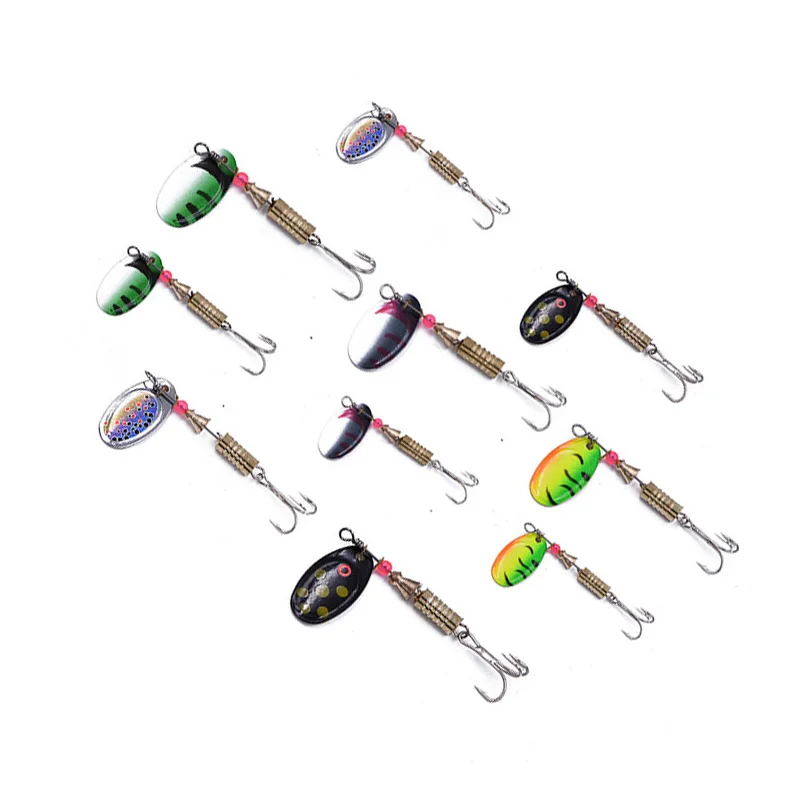 10Pcs/Lot 3.5 5.5g Metal Fishing Lure Hard Spoon Baits Mixed Color/Size/Weight/ Hook/Diving Depth
10Pcs/Lot 3.5 5.5g Metal Fishing Lure Hard Spoon Baits Mixed Color/Size/Weight/ Hook/Diving Depth