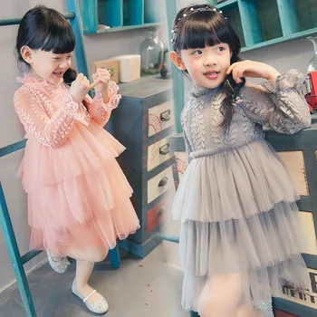 Children's Wear New Girls Spring Princess LACE CAKE Dress Baby Kids Clothing Pink Grey
Children's Wear New Girls Spring Princess LACE CAKE Dress Baby Kids Clothing Pink Grey