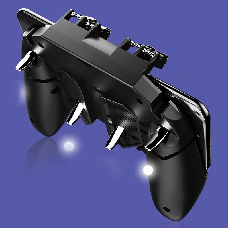 PUBG Controller Trigger Button Gamepad Android IOS Joystick Six 6 Finger Operating Game pad Peripherals PUBG Mobile controller
PUBG Controller Trigger Button Gamepad Android IOS Joystick Six 6 Finger Operating Game pad Peripherals PUBG Mobile controller