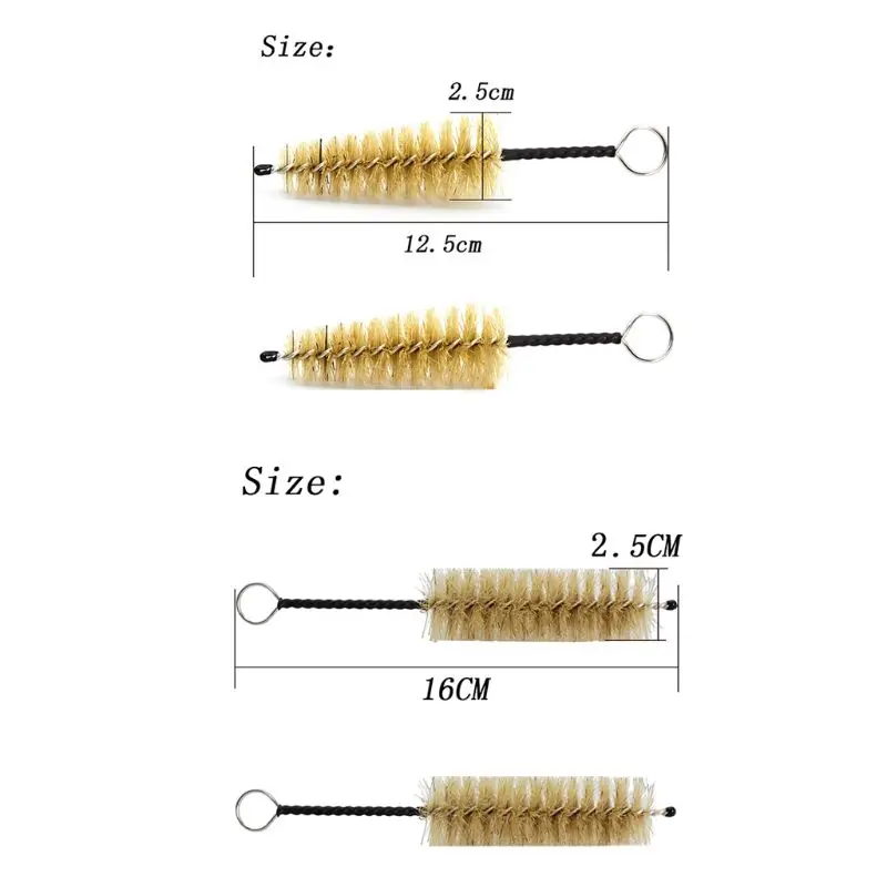 2 Pcs Natural Bristle Brush Tool Wash Tube Bottle Spout for Lab School Music Accessories Tool 125x25x25mm
2 Pcs Natural Bristle Brush Tool Wash Tube Bottle Spout for Lab School Music Accessories Tool 125x25x25mm