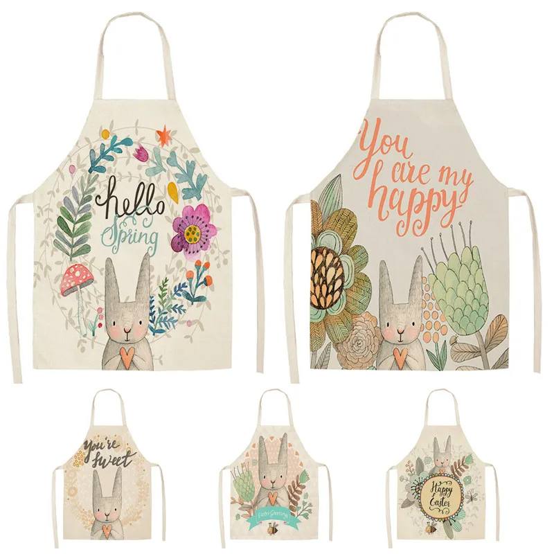 1Pcs 53*65cm Lovely Cartoon Rabbit Printed Kitchen Aprons for Women Kids Sleeveless Cotton Linen Cooking Cleaning Tools WQ0025
1Pcs 53*65cm Lovely Cartoon Rabbit Printed Kitchen Aprons for Women Kids Sleeveless Cotton Linen Cooking Cleaning Tools WQ0025