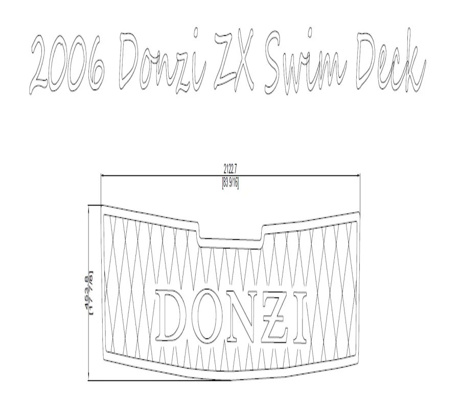 2006 Donzi 38 ZX Swim Deck Swim Platform Pad Boat EVA Teak Decking 1/4" 6mm
2006 Donzi 38 ZX Swim Deck Swim Platform Pad Boat EVA Teak Decking 1/4" 6mm