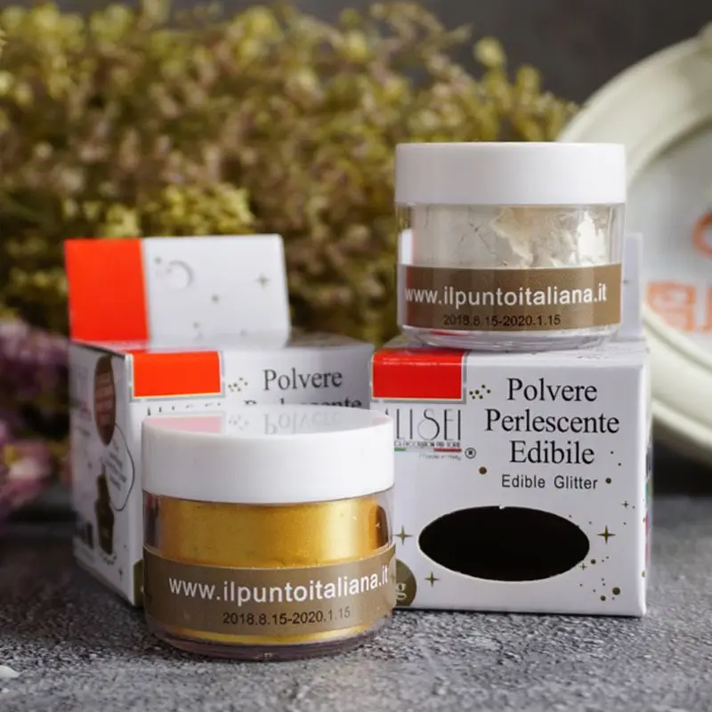 5/15g Flash Glitter Golden Silver Powder For Decorating Food Cake Biscuit Baking Supply
5/15g Flash Glitter Golden Silver Powder For Decorating Food Cake Biscuit Baking Supply