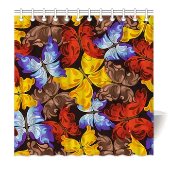 HommomH Shower Curtain Weights Resistant Waterproof Fabric With Hooks Bathroom Colorful Butterfly Stitching
HommomH Shower Curtain Weights Resistant Waterproof Fabric With Hooks Bathroom Colorful Butterfly Stitching