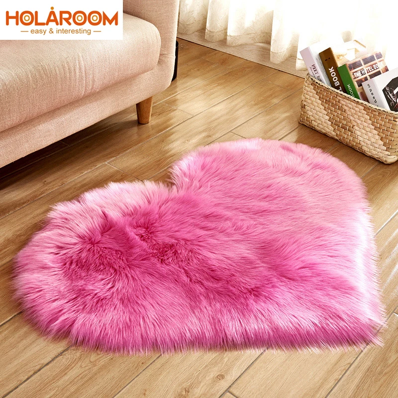 Long Hairy Rug Blue White Pink Shaggy Carpet Heart Shape Fur Rugs Artificial Soft Wool Sheepskin Baby Room Bedroom Door Mat
Long Hairy Rug Blue White Pink Shaggy Carpet Heart Shape Fur Rugs Artificial Soft Wool Sheepskin Baby Room Bedroom Door Mat