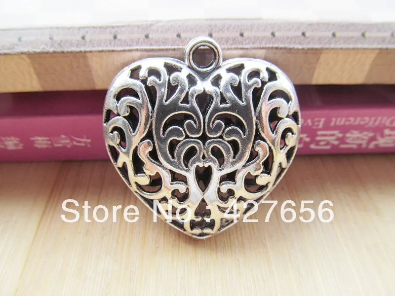 Antique Silver tone Filigree Hollow out Heart Pendant Charm/Finding,The Vampire Diaries Caroline Forbes's Pendant, DIY Accessory
Antique Silver tone Filigree Hollow out Heart Pendant Charm/Finding,The Vampire Diaries Caroline Forbes's Pendant, DIY Accessory