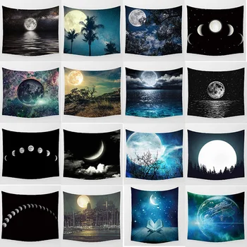 Hot sale beauty moon night landscape large tapestry Wall Hanging Printed home decoration tapestry bedroom tapestry
Hot sale beauty moon night landscape large tapestry Wall Hanging Printed home decoration tapestry bedroom tapestry