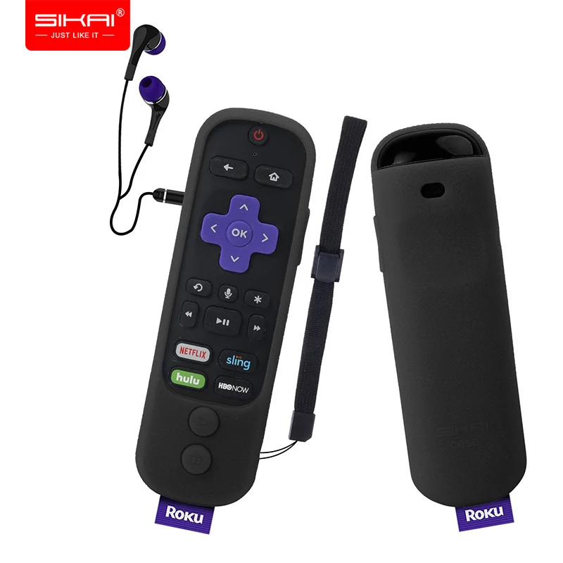 Roku Ultra Remote Case SIKAI Silicone Protective Cover with Power Button Remote Shockproof Anti-Slip Anti-Lost with Hand Strap
Roku Ultra Remote Case SIKAI Silicone Protective Cover with Power Button Remote Shockproof Anti-Slip Anti-Lost with Hand Strap