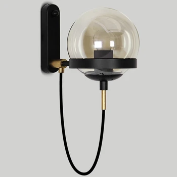 American Retro Hotel Lobby Wall Lamps Glass Modern Vintage Wall Lights Kitchen Dining & Bar Restaurant Cognac Ball Bronze Avize
American Retro Hotel Lobby Wall Lamps Glass Modern Vintage Wall Lights Kitchen Dining & Bar Restaurant Cognac Ball Bronze Avize