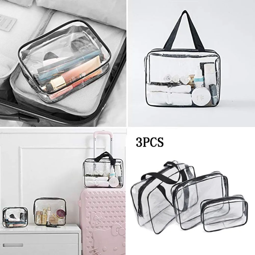 Clear PVC Bags Travel Organizer Transparent Makeup Bag Beautician Cosmetic Bag Beauty Case Toiletry Bag z0415#G20
Clear PVC Bags Travel Organizer Transparent Makeup Bag Beautician Cosmetic Bag Beauty Case Toiletry Bag z0415#G20