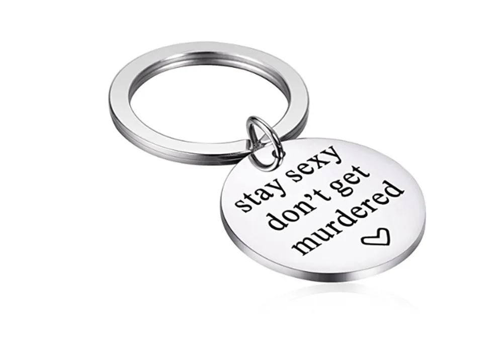 SSDGM My Favorite Murder Keychain Murderino Gift Stay Sexy Don't Get Murdered Key Chain for Friends
SSDGM My Favorite Murder Keychain Murderino Gift Stay Sexy Don't Get Murdered Key Chain for Friends