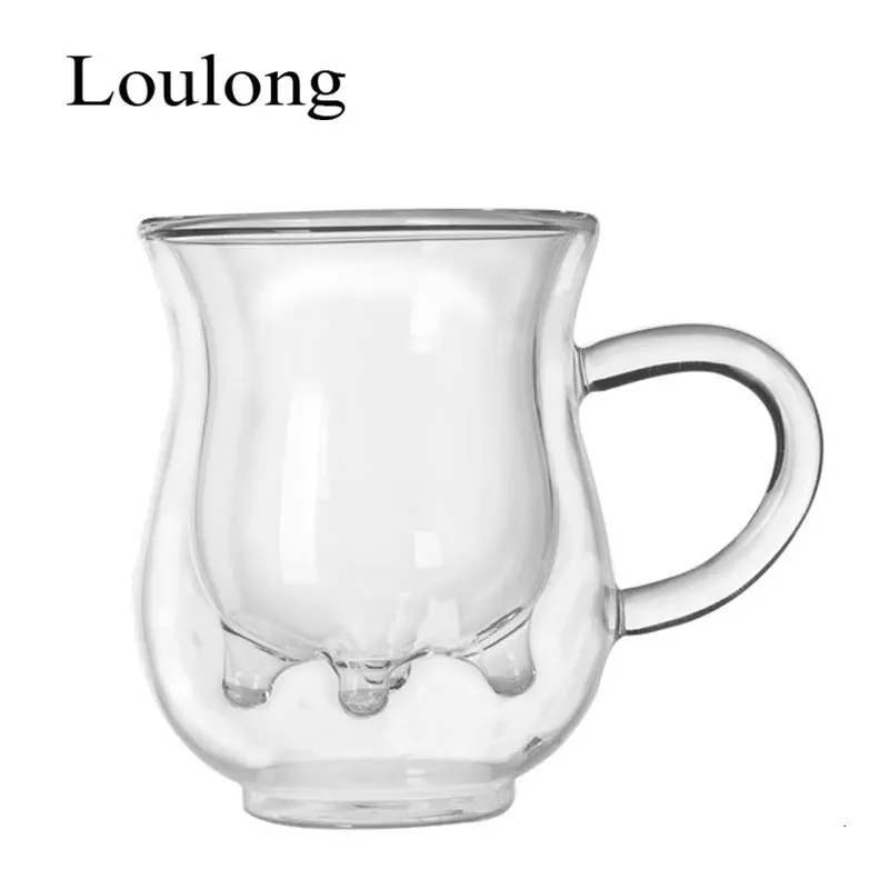 Double Wall Glass Mugs Coffee Cup Tea Creative Tumbler Milk Juice For Home Xicaras Novelty With Handledrip
Double Wall Glass Mugs Coffee Cup Tea Creative Tumbler Milk Juice For Home Xicaras Novelty With Handledrip