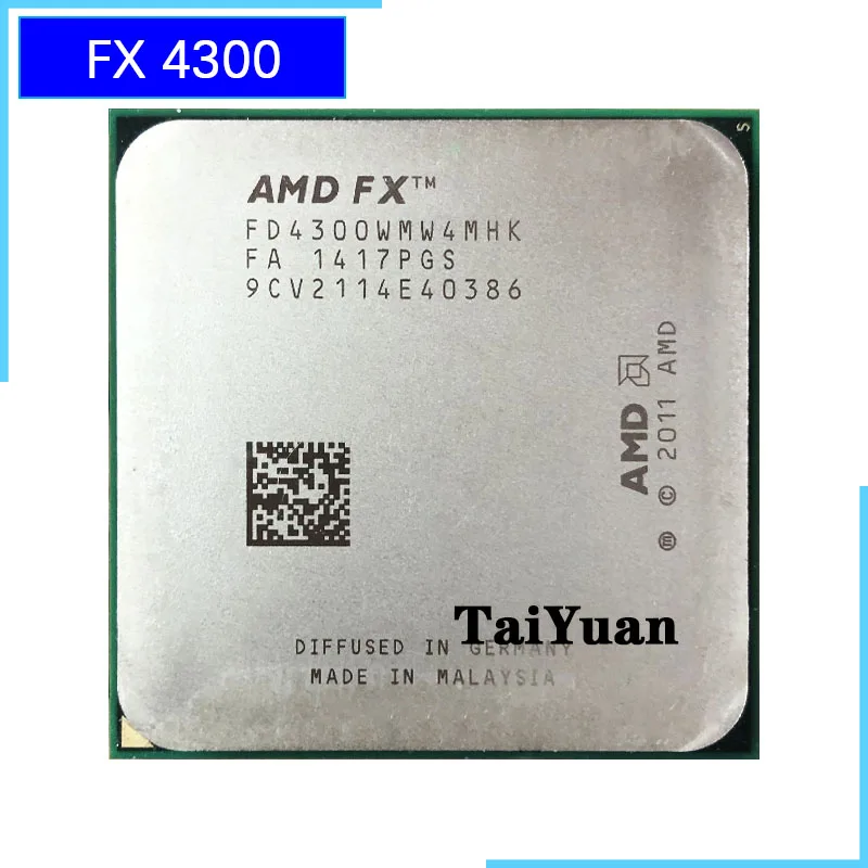 AMD FX-Series FX-4300 FX 4300 3.8 GHz Quad-Core CPU Processor FD4300WMW4MHK Socket AM3+
AMD FX-Series FX-4300 FX 4300 3.8 GHz Quad-Core CPU Processor FD4300WMW4MHK Socket AM3+