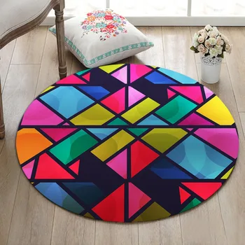 Funny Geometric Puzzle Pattern Blue Yellow Pink Round Carpet Baby Child Home Living Room Bedroom Area Carpet Bathroom Mat Kids
Funny Geometric Puzzle Pattern Blue Yellow Pink Round Carpet Baby Child Home Living Room Bedroom Area Carpet Bathroom Mat Kids