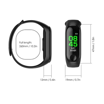/ Smart Sports Fitness Tracker Heart Rate Monitor Sports Monitor Watch Fitness Smart Watch Call Reminder Wristband Men / Women
/ Smart Sports Fitness Tracker Heart Rate Monitor Sports Monitor Watch Fitness Smart Watch Call Reminder Wristband Men / Women