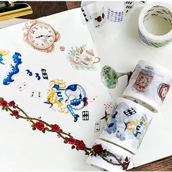 Alice Card Game Washi Tape DIY Scrapbooking Sticker Label Masking Tape School Office Supply Gift Album Photo Ddecoration Tape
Alice Card Game Washi Tape DIY Scrapbooking Sticker Label Masking Tape School Office Supply Gift Album Photo Ddecoration Tape