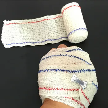 10Pcs Spandex Wrinkles Non-woven Red and Blue Line Elastic Bandage PBT Medical Emergency Wrap Tape First Aid Kit Supplie
10Pcs Spandex Wrinkles Non-woven Red and Blue Line Elastic Bandage PBT Medical Emergency Wrap Tape First Aid Kit Supplie