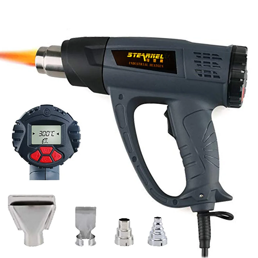 Heat Gun Hot Air Blower Tablet Heat Gun with LCD Display 2000W Wireless Heat Gun Wind Control Memory Function Hot Air Gun Kits
Heat Gun Hot Air Blower Tablet Heat Gun with LCD Display 2000W Wireless Heat Gun Wind Control Memory Function Hot Air Gun Kits