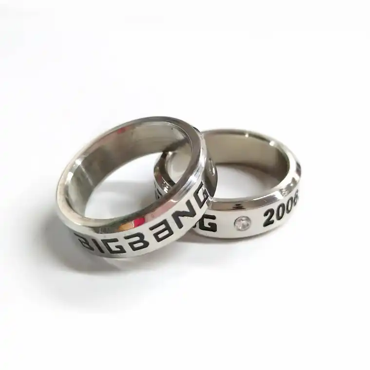 送料無料韓国ポップ Bigbang リング女性 G Dragon トップ Top Daesung リングレザーロープチェーン Ring Women Rings Free Shippingring Ring Gooum
