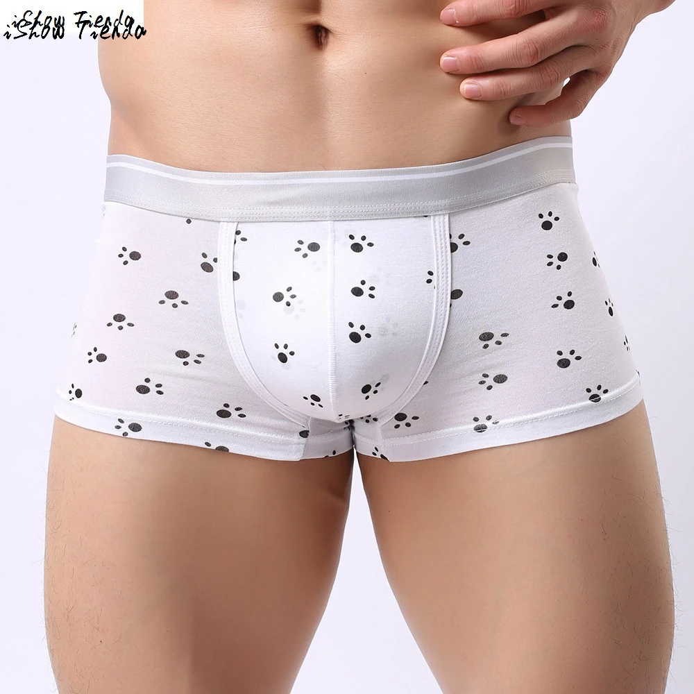 Underwear Mens Modal Underwear Puppy Paw Printed Mens Boxer Cotton Breathable Heren ondergoed
Underwear Mens Modal Underwear Puppy Paw Printed Mens Boxer Cotton Breathable Heren ondergoed