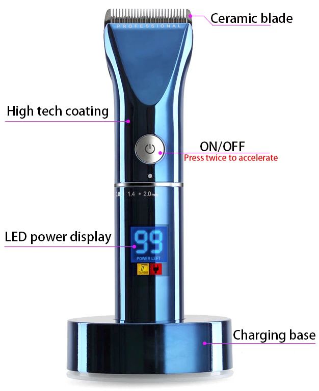 Professional Hair Clipper Hair Trimmer Blade Hair Cutting Machine Barber Hair Trimmer +LCD Display cordless longer Use
Professional Hair Clipper Hair Trimmer Blade Hair Cutting Machine Barber Hair Trimmer +LCD Display cordless longer Use