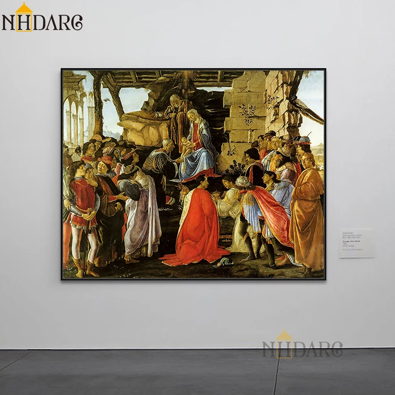 Adoration of the Mag by Sandro Botticelli Classic Canvas Print Painting Poster Art Wall Picture for Living Room Home Decor
Adoration of the Mag by Sandro Botticelli Classic Canvas Print Painting Poster Art Wall Picture for Living Room Home Decor