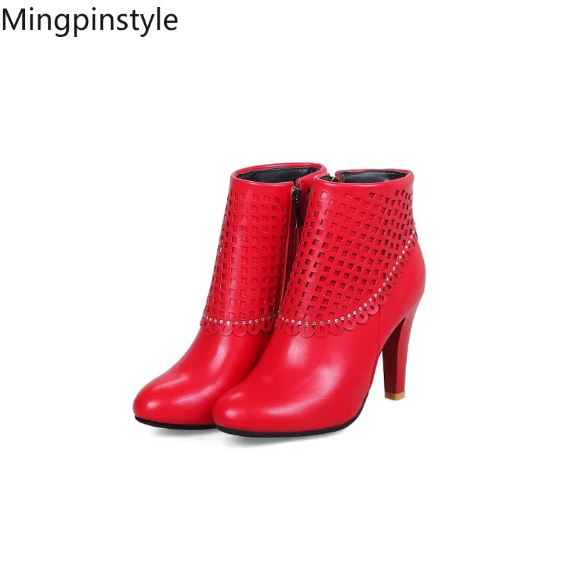Mingpinstyle 2018 Women High-heel Boots Genuine Leather Red Platform Decorative Border Winter Boots EUR 35-43 New Women Shoes
Mingpinstyle 2018 Women High-heel Boots Genuine Leather Red Platform Decorative Border Winter Boots EUR 35-43 New Women Shoes