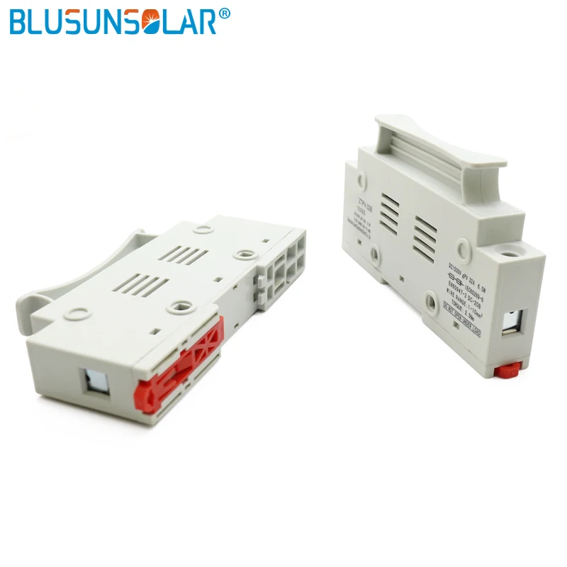 2PCS Solar Fuse holder 1500V DC wire fusible 10X85 gPV Din Rail for solar pv system protection
2PCS Solar Fuse holder 1500V DC wire fusible 10X85 gPV Din Rail for solar pv system protection