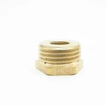 1/8" BSP Female x 1/2" BSP Male Thread Brass Hex Reducer Bushing Reducing Pipe Fitting Coupler Connector Adapter
1/8" BSP Female x 1/2" BSP Male Thread Brass Hex Reducer Bushing Reducing Pipe Fitting Coupler Connector Adapter
