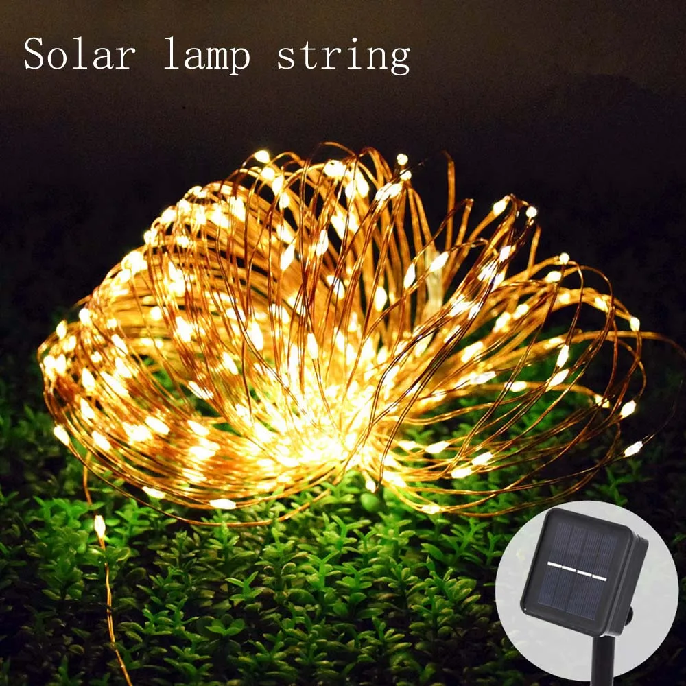 Solar Powered String Lights 10M 100LED Copper Wire Outdoor Fairy Light for Christmas Garden Home Holiday Decorations
Solar Powered String Lights 10M 100LED Copper Wire Outdoor Fairy Light for Christmas Garden Home Holiday Decorations