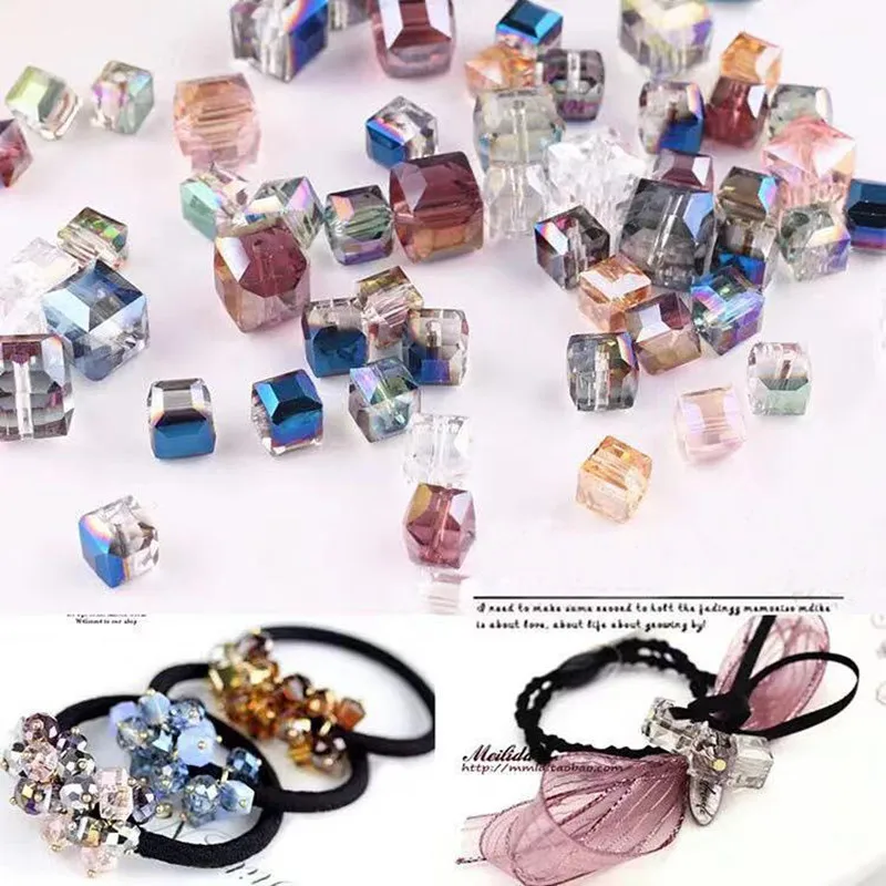Supply 4mm 6mm 8mm DIY Crystal Glass Beads Accessories For Jewelry Making, Square Shape Crystal Cube Glass Beads
Supply 4mm 6mm 8mm DIY Crystal Glass Beads Accessories For Jewelry Making, Square Shape Crystal Cube Glass Beads