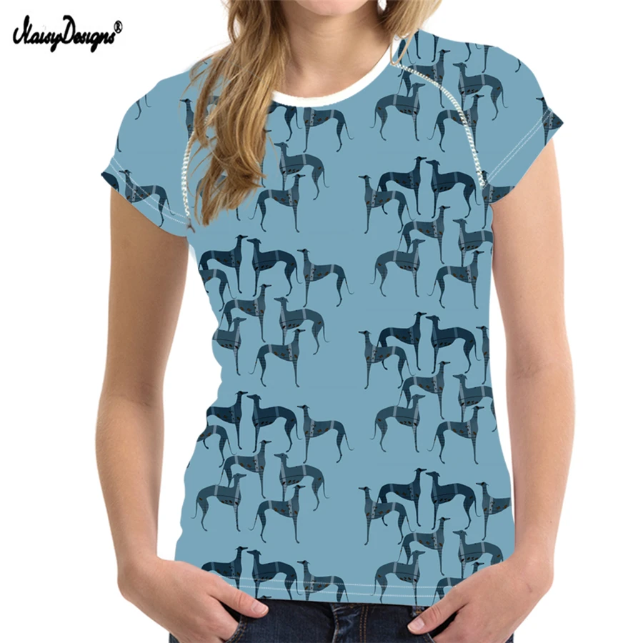 Women Summer T shirts Blue Greyhound Dogs Print Female Short Sleeve Lady O-neck Soft Basic Clothing Camisetas Dropshipping 2019
Women Summer T shirts Blue Greyhound Dogs Print Female Short Sleeve Lady O-neck Soft Basic Clothing Camisetas Dropshipping 2019