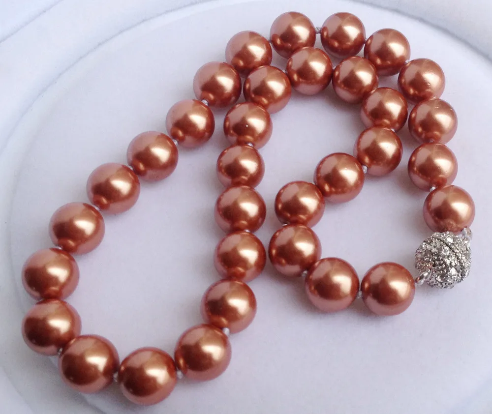 FREE SHIPPING *******12mm South Shell Pearl Round Beads Necklace Magnet Clasp AAA Grade/A06
FREE SHIPPING *******12mm South Shell Pearl Round Beads Necklace Magnet Clasp AAA Grade/A06