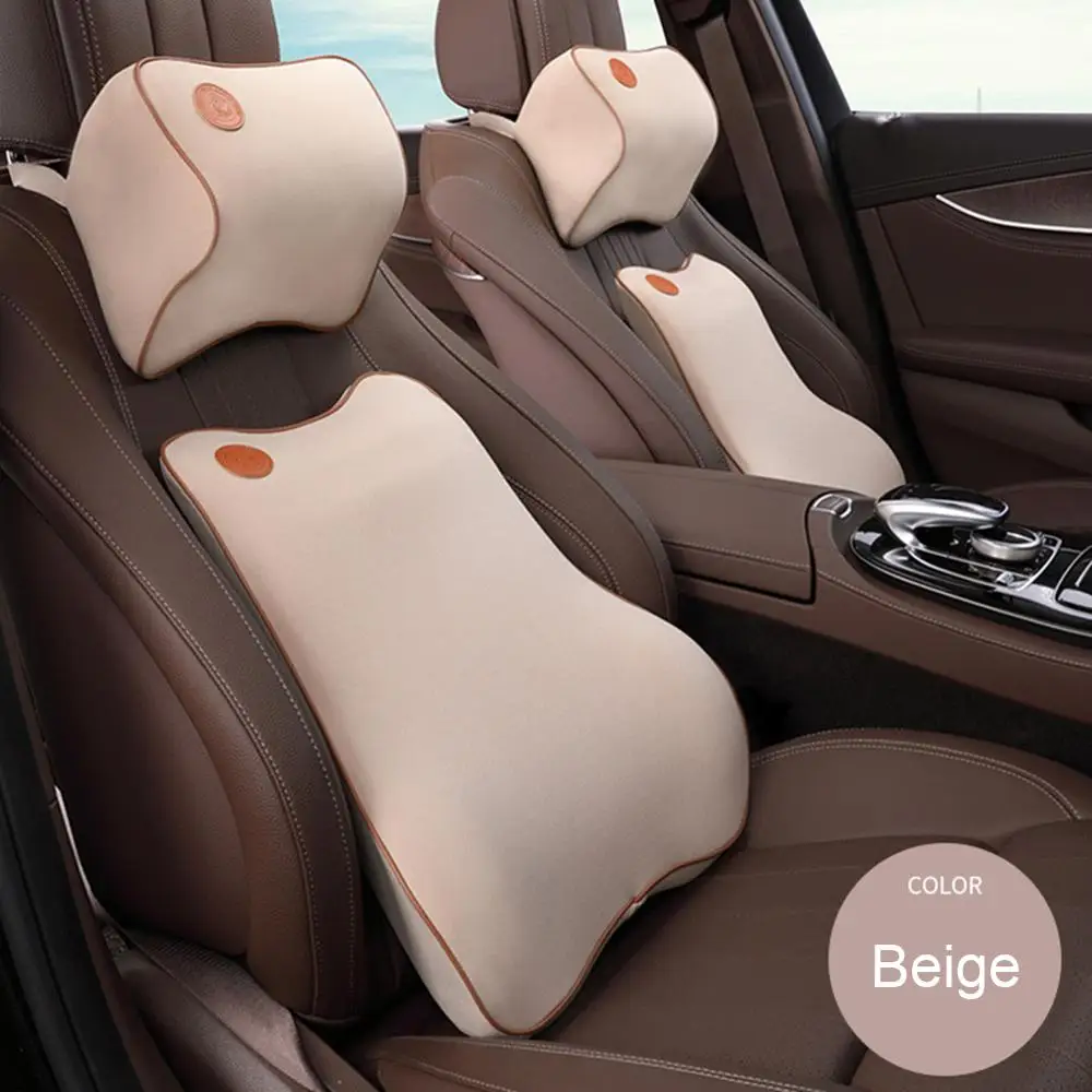 Car Auto Seat Supports Back Lumbar Massage Cushion Headrest Neck Pillow Memory Foam Long Driving Spine Pain Massage Relax
Car Auto Seat Supports Back Lumbar Massage Cushion Headrest Neck Pillow Memory Foam Long Driving Spine Pain Massage Relax