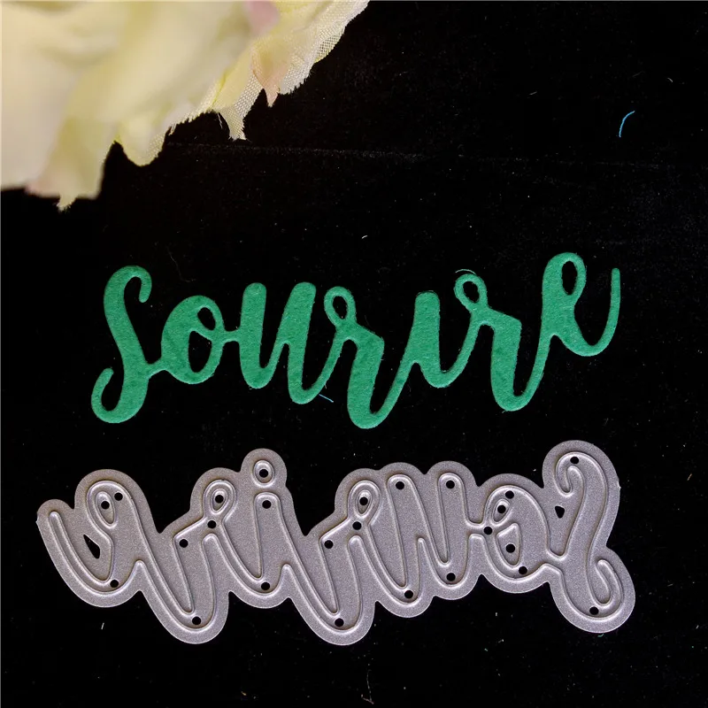 New French text word Metal cutting dies cut die mold 2019 Scrapbook paper craft knife mould blade punch stencils dies
New French text word Metal cutting dies cut die mold 2019 Scrapbook paper craft knife mould blade punch stencils dies