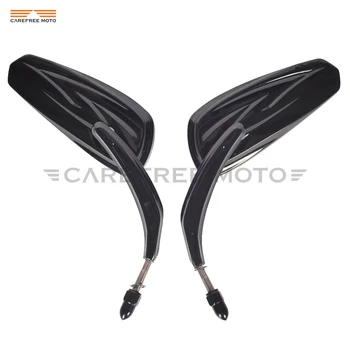 Black Motorcycle Rear View Mirrors 8mm Case for Harley Road King Classic XL1200C XL1200L 883 FLHXS FLHR Fat Boy FLRT
Black Motorcycle Rear View Mirrors 8mm Case for Harley Road King Classic XL1200C XL1200L 883 FLHXS FLHR Fat Boy FLRT