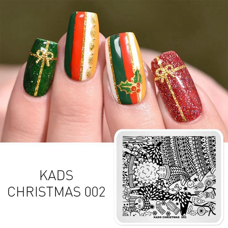 KADS Christmas DIY Polish Stamping Nail Stamp Templates Nail Art Plates snowman design for Christmas Gift
KADS Christmas DIY Polish Stamping Nail Stamp Templates Nail Art Plates snowman design for Christmas Gift
