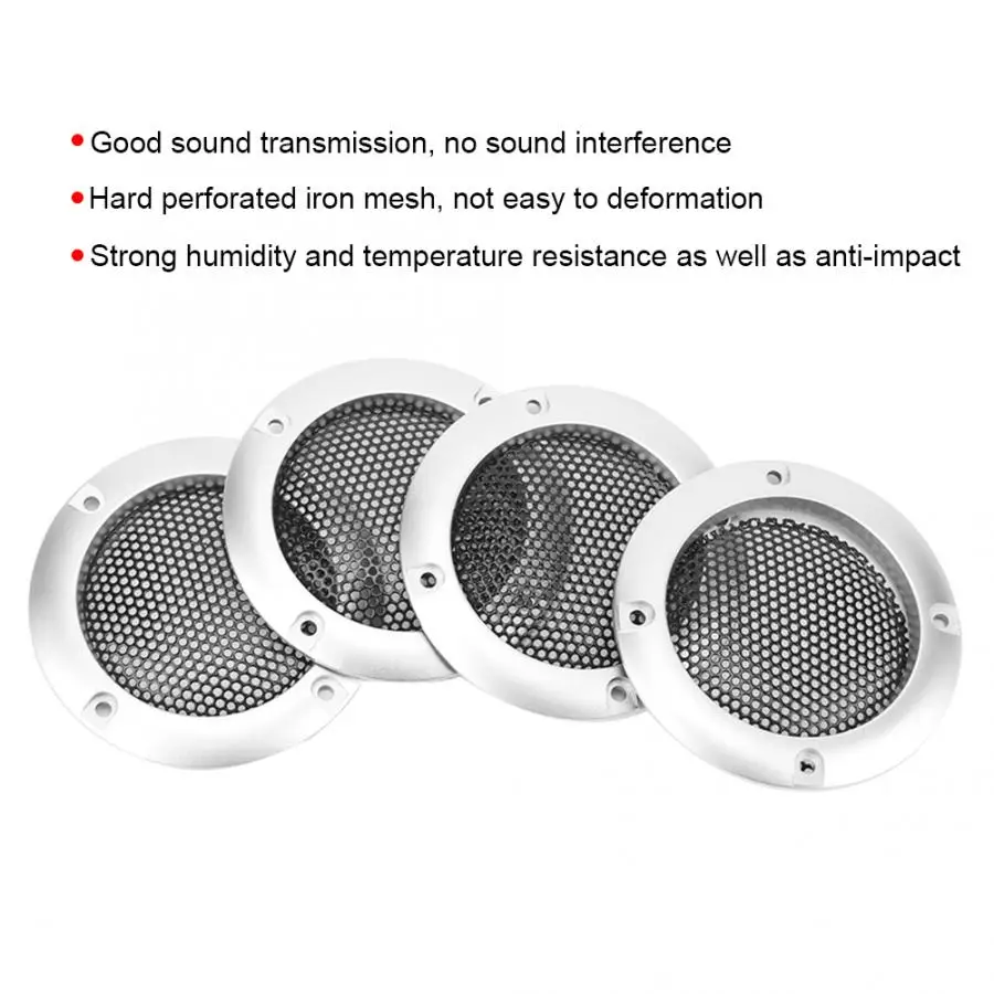 4pcs 2inch Audio Speaker Grille Protective Decorative Audio Speaker Mesh Grille Car Audio Mesh Grille
4pcs 2inch Audio Speaker Grille Protective Decorative Audio Speaker Mesh Grille Car Audio Mesh Grille