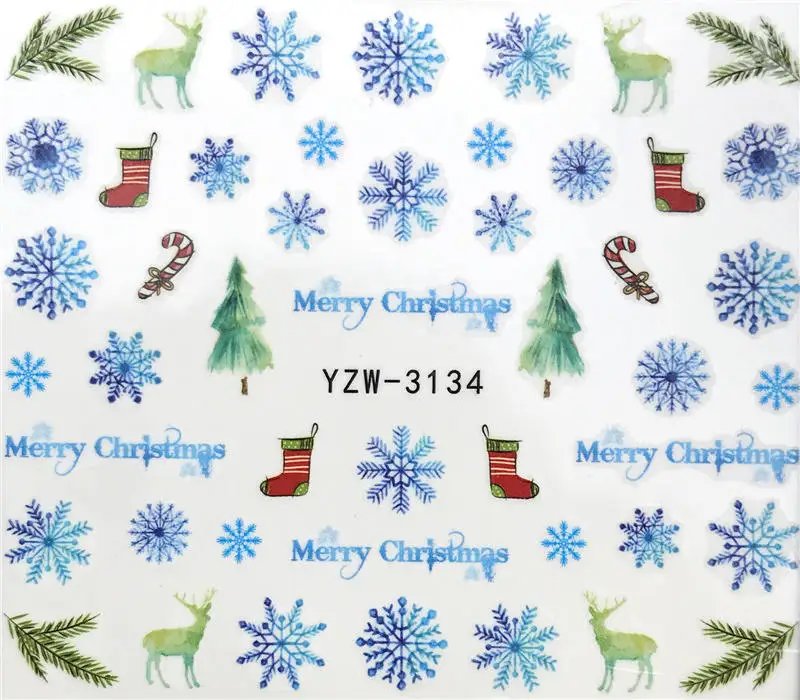 YZWLE 1 PC Smiling Face Snowflake Cartoon Nail Water Sticker Leaf Lace Design Slider Nail Art Decal Beauty Foils Decoration
YZWLE 1 PC Smiling Face Snowflake Cartoon Nail Water Sticker Leaf Lace Design Slider Nail Art Decal Beauty Foils Decoration
