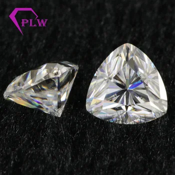 

Wholesale price trillion moissanite 0.6ct 5.5mm D color laab created gem for bracelet ring chain earring from Provence jewelry