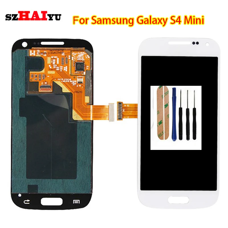 szHAIyu Test Good Working Well LCD Display + Touch Screen For Samsung Galaxy S4 Mini i9190 i9195 I9192 LCD Digitizer with frame
szHAIyu Test Good Working Well LCD Display + Touch Screen For Samsung Galaxy S4 Mini i9190 i9195 I9192 LCD Digitizer with frame