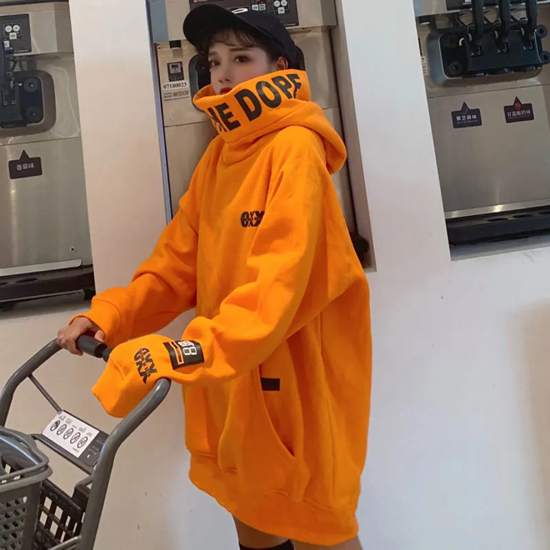 2019 Winter Thick Harakuju Sweatshirt Women Orange Turleneck Spring Hooded Pullovers Long Sleeve Oversize
2019 Winter Thick Harakuju Sweatshirt Women Orange Turleneck Spring Hooded Pullovers Long Sleeve Oversize