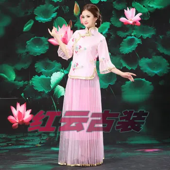 Free shipping vestidos chinese style Evening Dress Chinese traditional wear female traje antiguo chino ancien costume chinois
Free shipping vestidos chinese style Evening Dress Chinese traditional wear female traje antiguo chino ancien costume chinois
