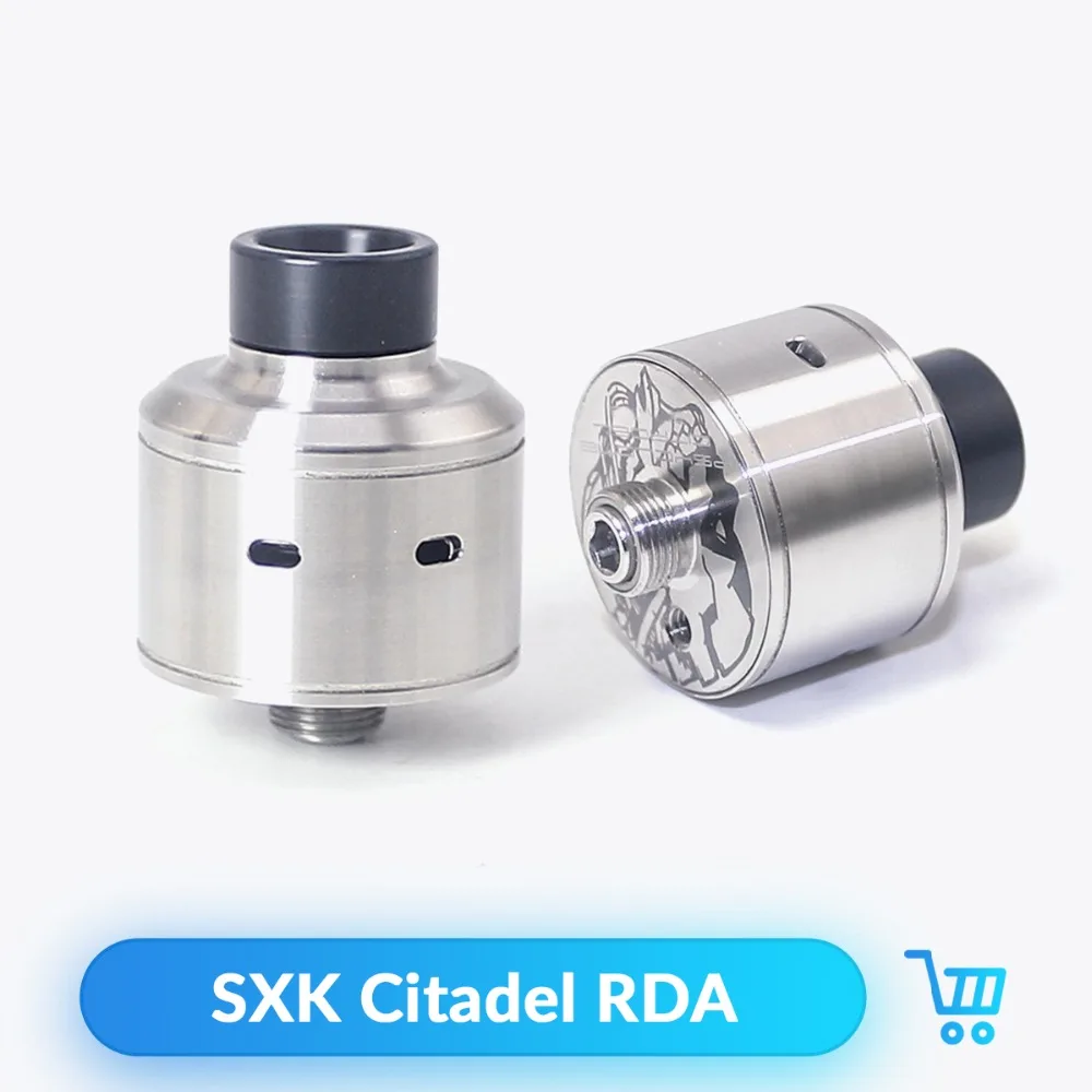 Volcanee SXK Citadel 22mm RDA Tank Reubuildable Atomizer for Mech Box Mechanical Mod Vape Kits Vaporizer E Cigarette
Volcanee SXK Citadel 22mm RDA Tank Reubuildable Atomizer for Mech Box Mechanical Mod Vape Kits Vaporizer E Cigarette