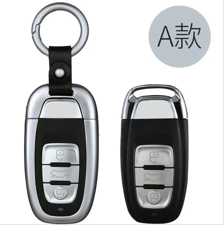 1 Set Luxury Aluminum Alloy Key Shell + Chain Protective Case Cover Skin Shell For AUDI A4L A5 A6L A7 A8L Q5 Q7 SQ5 RS5 Type-A
1 Set Luxury Aluminum Alloy Key Shell + Chain Protective Case Cover Skin Shell For AUDI A4L A5 A6L A7 A8L Q5 Q7 SQ5 RS5 Type-A