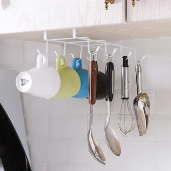 Wrought Iron Small Object Hook Free Nail-free Drilling 8 hook Rack Cabinet Rack Hanger Closet Hanger Metal Mug Holder Cup Drying
Wrought Iron Small Object Hook Free Nail-free Drilling 8 hook Rack Cabinet Rack Hanger Closet Hanger Metal Mug Holder Cup Drying